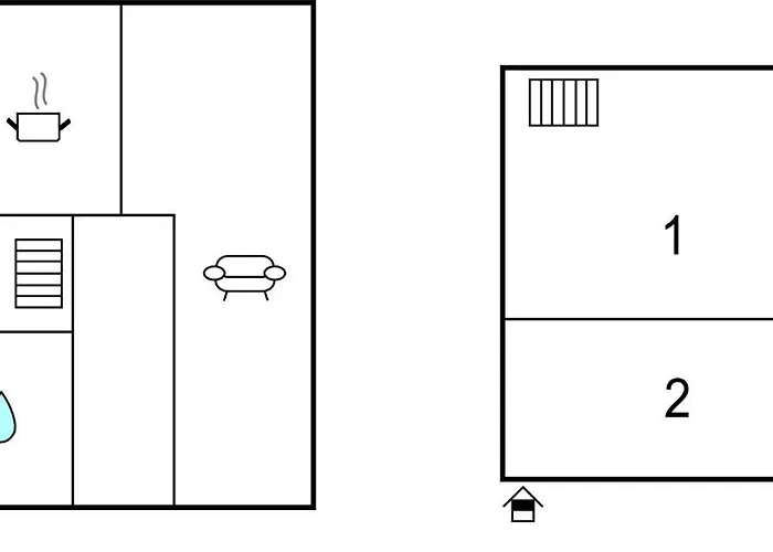 Ferienhaus 2 Bedroom Cozy In *
